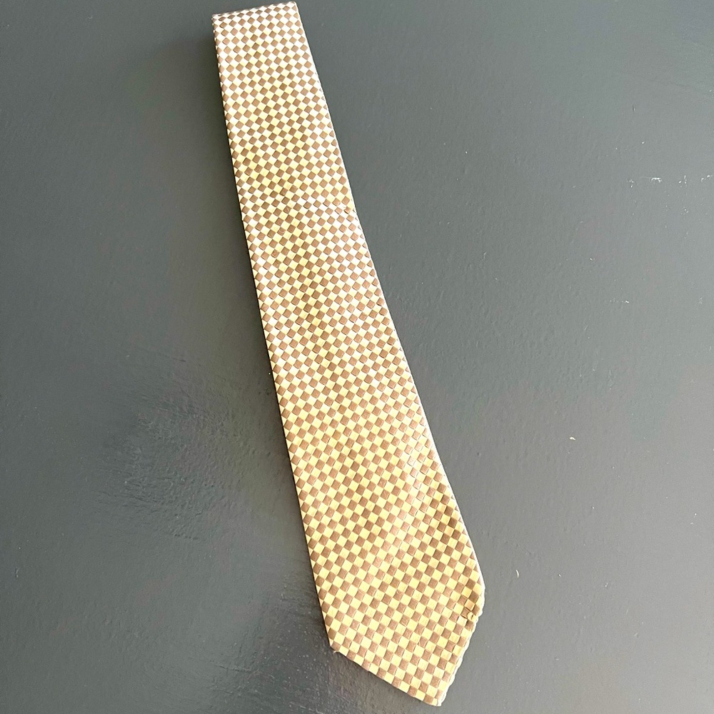 Charvet Gold Woven Silk Tie 💛